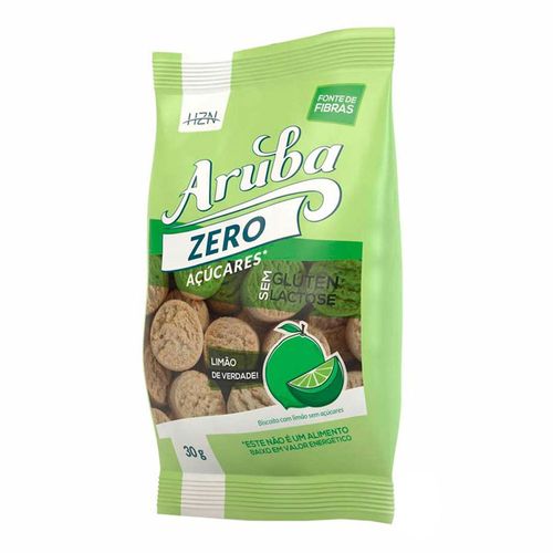 Biscoito Sabor Limao Zero Açúcar - Aruba - 80g Biscoito Sabor Limao Zero Açúcar - Aruba - 80g
