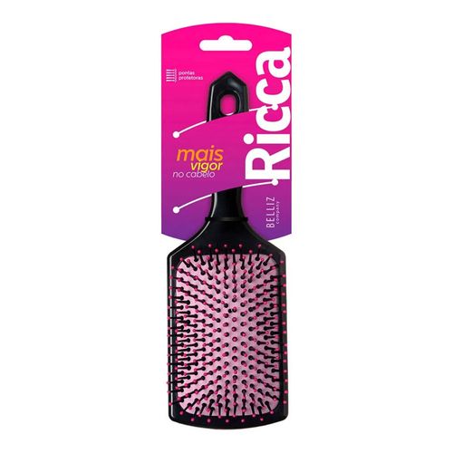 Escova de Cabelo Ricca Basic Racket 1 Unidade Escova de Cabelo Ricca Basic Racket 1 Unidade