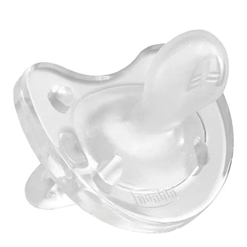 Chupeta Chicco Physio Soft Transparente Silicone Tamanho 2 6 a 12 Meses