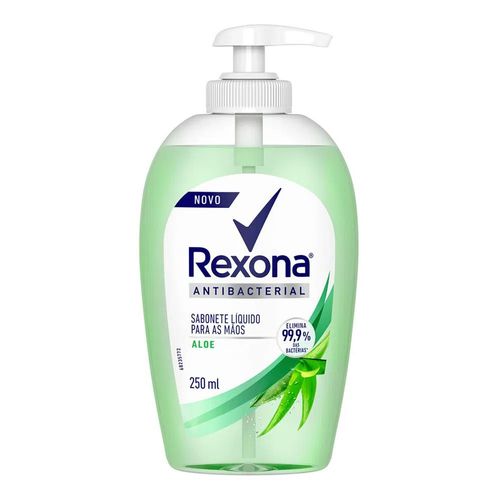 Sabonete Líquido Para as Mãos Rexona Antibacterial Aloe 250ml Sabonete Líquido Para as Mãos Rexona Antibacterial Aloe 250ml