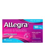 Antialérgico Allegra 180mg Sanofi 30 Comprimidos