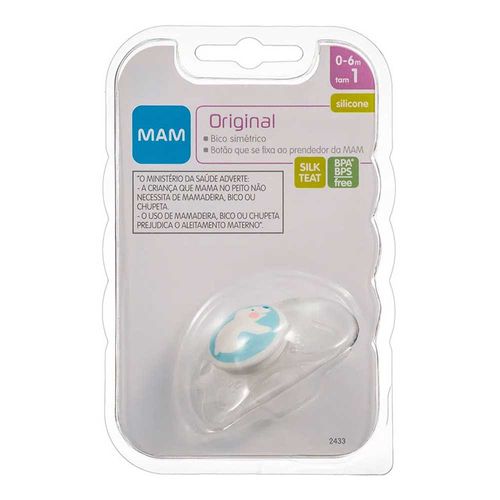 Chupeta MAM Original Boys 0-6 meses - 2433 - Drogarias Pacheco