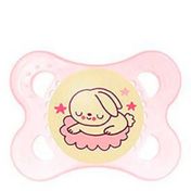 Chupeta Mam Silk Teat Night Girl 0 a 6 meses
