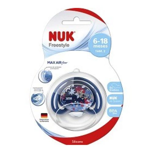 Chupeta Nuk Free Style Boy Tamanho 2 Chupeta Nuk Free Style Boy Tamanho 2