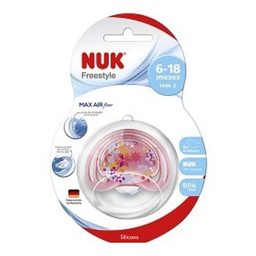 Chupeta Nuk Free Style Girl Tamanho 2 Chupeta Nuk Free Style Girl Tamanho 2