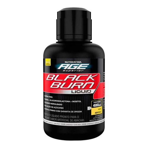 Black Burn Líquido Nutrilatina Sabor Abacaxi 480ml Black Burn Líquido Nutrilatina Sabor Abacaxi 480ml
