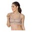 Sutiã com base reforçada e bojo flexivel reforço único bege Cod 1002B Macom