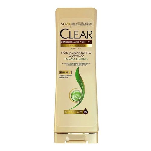 Condicionador Clear Women Fusão Herbal Pós-alisamento Químico Feminino 200ml Condicionador Clear Women Fusão Herbal Pós-alisamento Químico Feminino 200ml