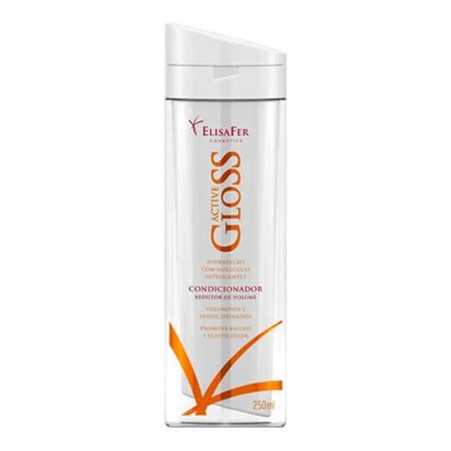 Condicionador Elisafer Active Gloss Cabelos Volumosos 250ml Condicionador Elisafer Active Gloss Cabelos Volumosos 250ml