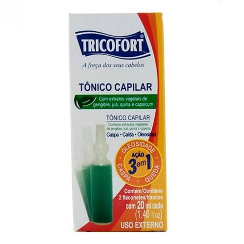 Tônico Capilar Tricofort 20ml - 2 unidades Tônico Capilar Tricofort 20ml - 2 unidades