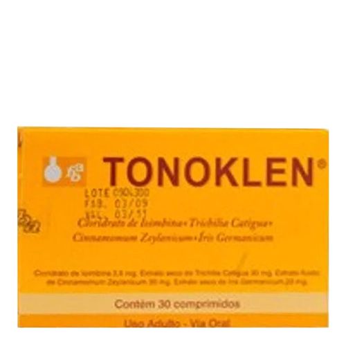Tonoklen Farmabraz 30 Comprimidos