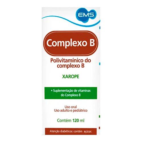 Vitamina B Complexo B EMS 120ml Vitamina B Complexo B EMS 120ml