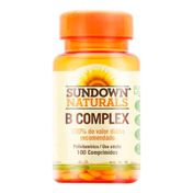 Vitamina B Sundown Naturals B Complex 100 Comprimidos