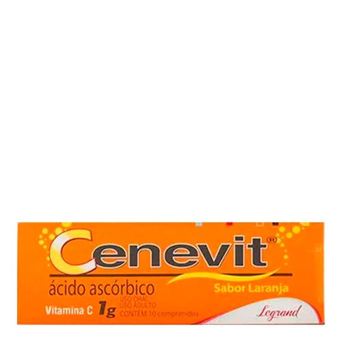 Vitamina C Cenevit 1g Legrand Pharma Efervescente - 10 Comprimidos