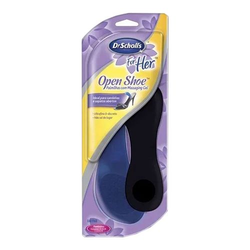 Palmilha Dr. Scholl's com Massaging Gel Open Shoe for Her Palmilha Dr. Scholl's com Massaging Gel Open Shoe for Her