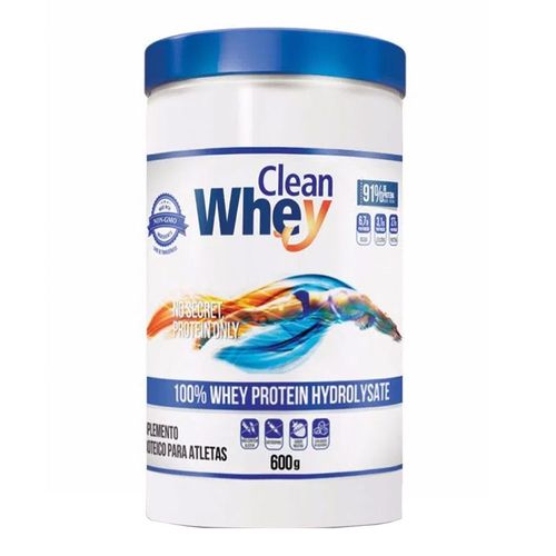 100% Whey Hidrolisado 600g Sem Sabor - Clean Whey 100% Whey Hidrolisado 600g Sem Sabor - Clean Whey