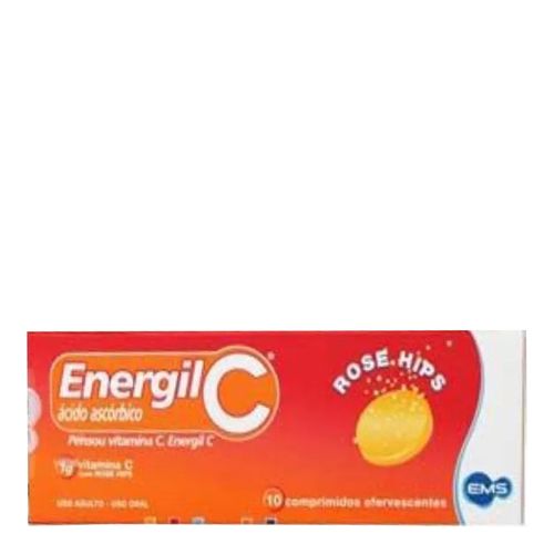 Vitamina C Energil C Rosehips 1g EMS 10 Comprimidos Efervescentes Vitamina C Energil C Rosehips 1g EMS 10 Comprimidos Efervescentes