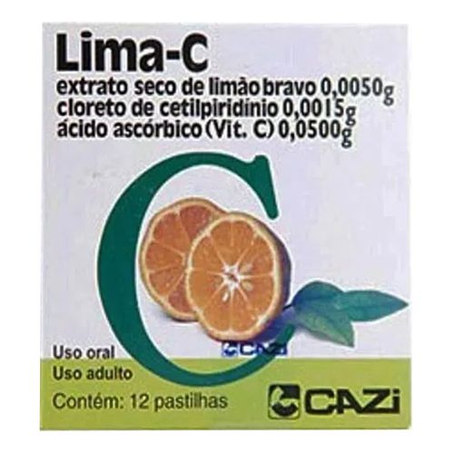 Vitamina C Lima C Cazi 12 Cápsulas Vitamina C Lima C Cazi 12 Cápsulas