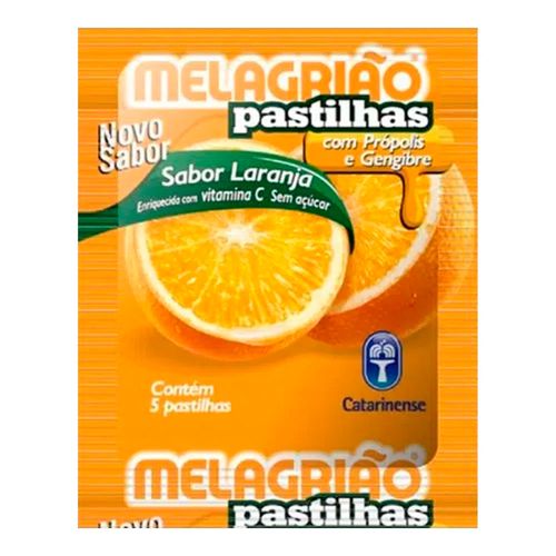 Vitamina C Melagrião Laranja 5 Pastilhas Vitamina C Melagrião Laranja 5 Pastilhas