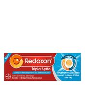 Vitamina C Redoxon Zinco Laranja 1g Bayer 10 Comprimidos Efervescente