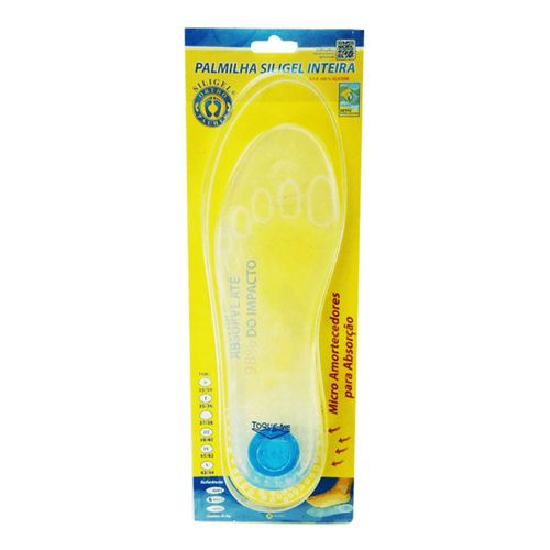 Palmilha Siligel Inteira Com Ponto Azul 6002 Ortho Pauher Palmilha Siligel Inteira Com Ponto Azul 6002 Ortho Pauher