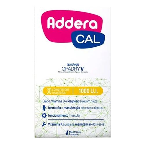Vitamina D Addera Cal 1.000UI 30 Comprimidos Vitamina D Addera Cal 1.000UI 30 Comprimidos