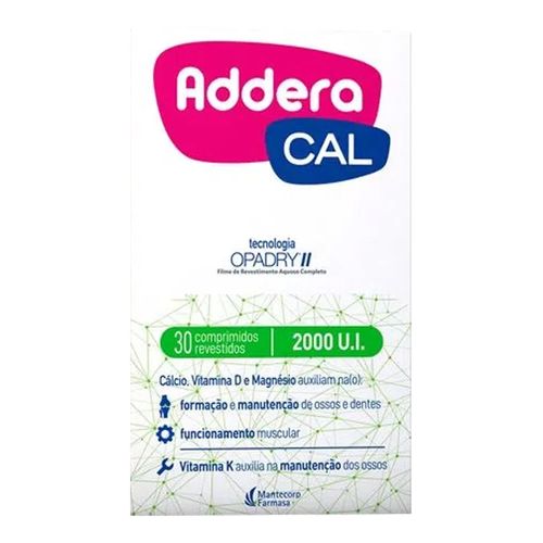 Vitamina D Addera Cal 2.000UI 30 Comprimidos