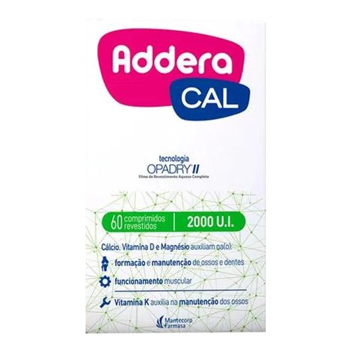 Vitamina D Addera Cal 2.000UI 60 Comprimidos Vitamina D Addera Cal 2.000UI 60 Comprimidos