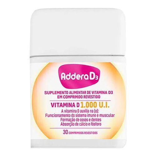 Vitamina D Addera D3 1.000UI 30 Comprimidos