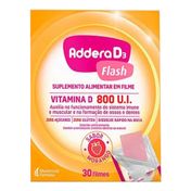 Vitamina D Addera D3 Flash 800UI Morango 30 Sachês
