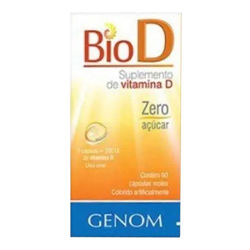 Vitamina D Bio D União Química 60 cápsulas Vitamina D Bio D União Química 60 cápsulas
