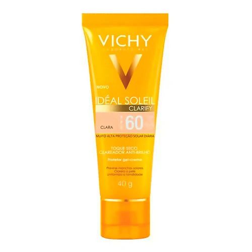 Protetor Solar Facial Antiacne Vichy Ideal Soleil Cor Clara FPS60 40g Protetor Solar Facial Antiacne Vichy Ideal Soleil Cor Clara FPS60 40g