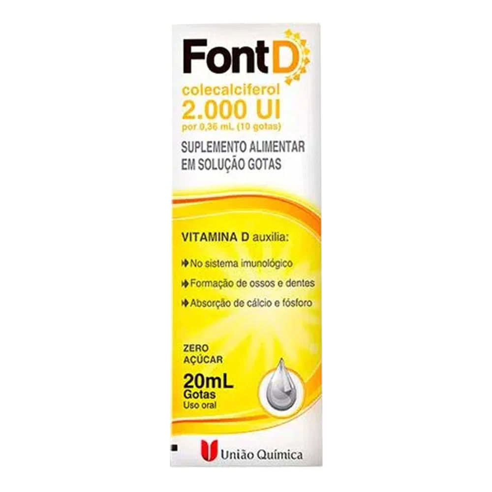 Vitamina D Font D 20ml Gotas
