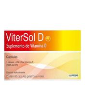 Vitamina D ViterSol D Marjan 60 cápsulas