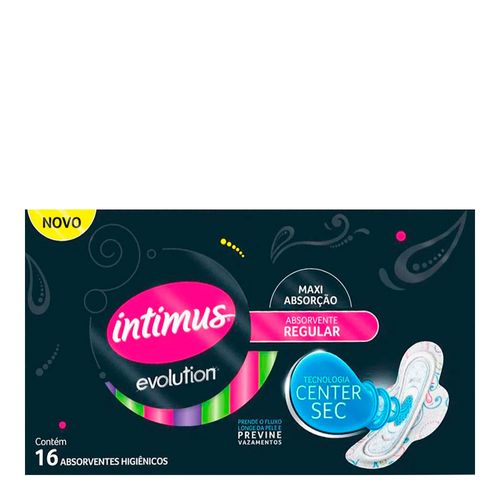 Absorvente Intimus Days Evolution Cobertura Suave com Abas C/ 16 Unidades Absorvente Intimus Days Evolution Cobertura Suave com Abas C/ 16 Unidades