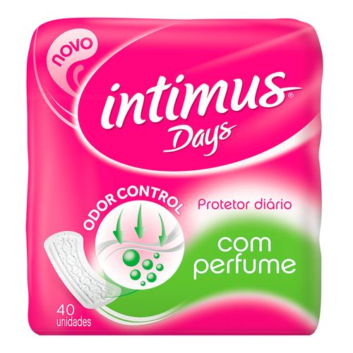 Absorvente Intimus Days Odor Control com Perfume 40 Unidades Absorvente Intimus Days Odor Control com Perfume 40 Unidades