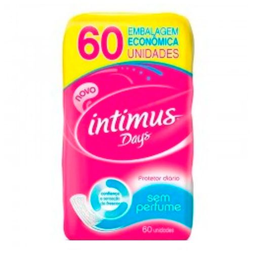 Absorvente Intimus Days Sem Perfume 60 Unidades Absorvente Intimus Days Sem Perfume 60 Unidades