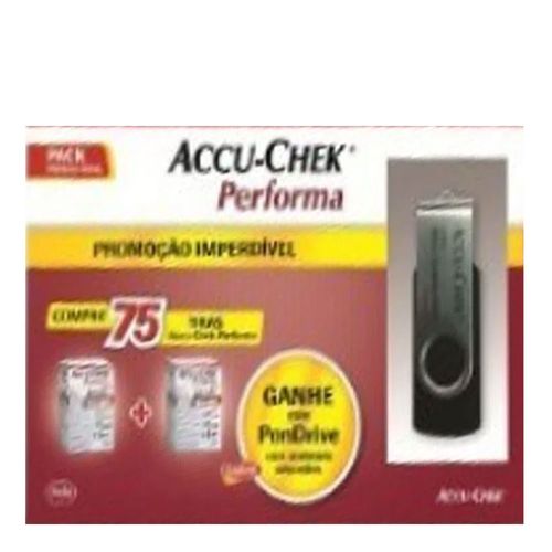 Accu-Chek Performa Roche 75 Tiras Grátis Pendrive Accu-Chek Performa Roche 75 Tiras Grátis Pendrive