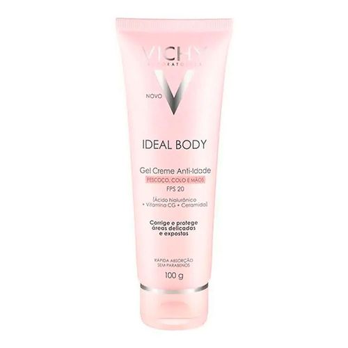Gel Creme Anti-idade Vichy Ideal Body Pescoço Colo e Mãos FPS20 100g Gel Creme Anti-idade Vichy Ideal Body Pescoço Colo e Mãos FPS20 100g