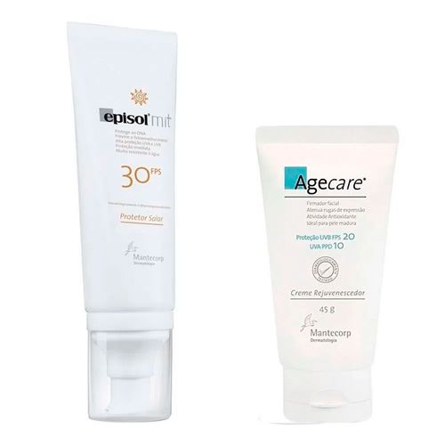Agecare Loção FPS 20 45g + Episol Mit FPS 30 85ml Agecare Loção FPS 20 45g + Episol Mit FPS 30 85ml