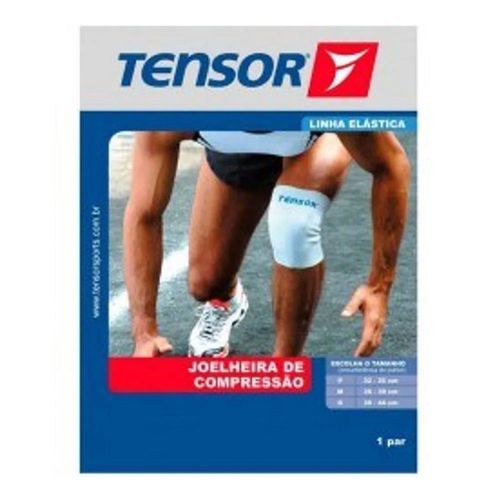 Joelheira de Compressão Tensor Preta Média Joelheira de Compressão Tensor Preta Média