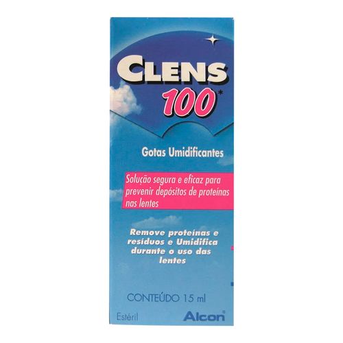 Clens-100 Novartis Solução 15ml Clens-100 Novartis Solução 15ml