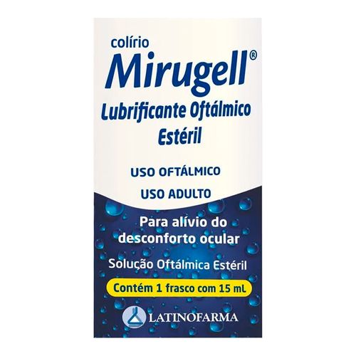 Colírio Mirugell Latinofarma 15ml Colírio Mirugell Latinofarma 15ml