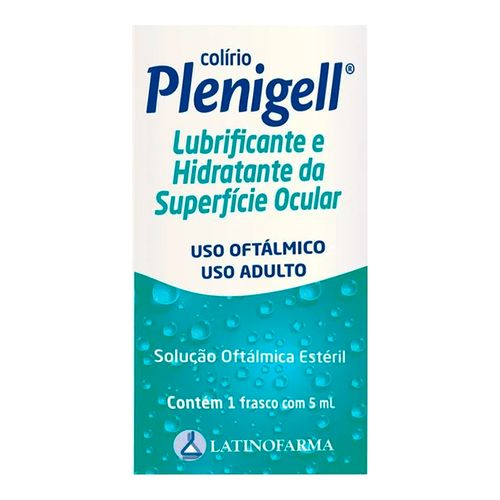 Colírio Plenigell Latinofarma 5ml