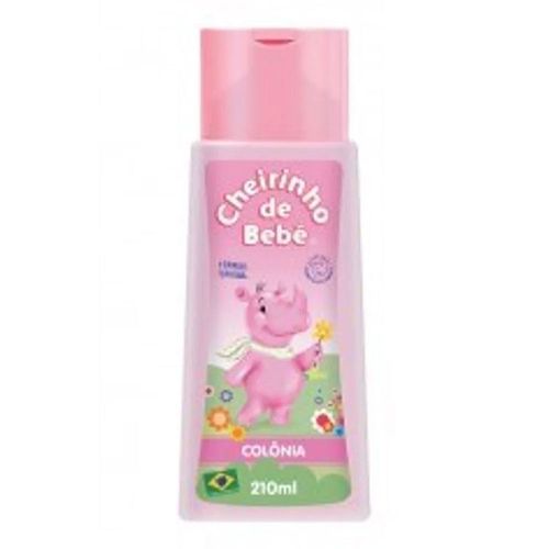 Colônia Cheirinho De Bebe 210ml Rosa Kanitz