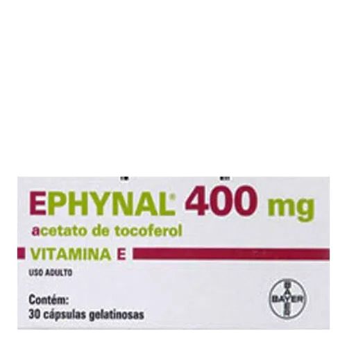 Vitamina E Ephynal 400mg 30 comprimidos Vitamina E Ephynal 400mg 30 comprimidos