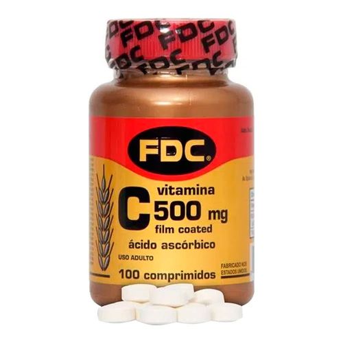 Vitamina-C Film Coated 500mg FDC 100 Comprimidos Vitamina-C Film Coated 500mg FDC 100 Comprimidos