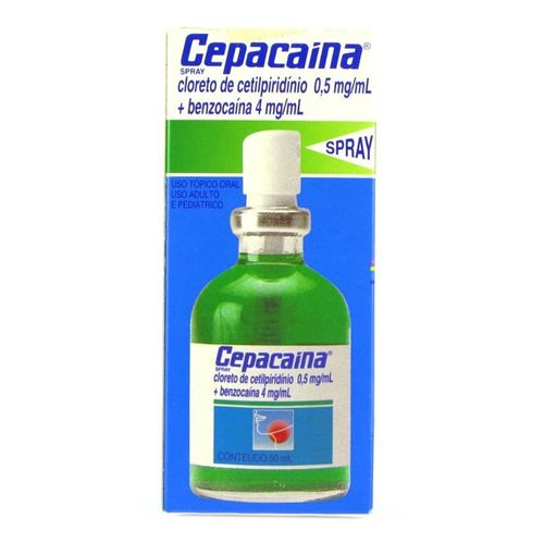 Cepacaína Spray Sanofi Aventis 50ml Cepacaína Spray Sanofi Aventis 50ml