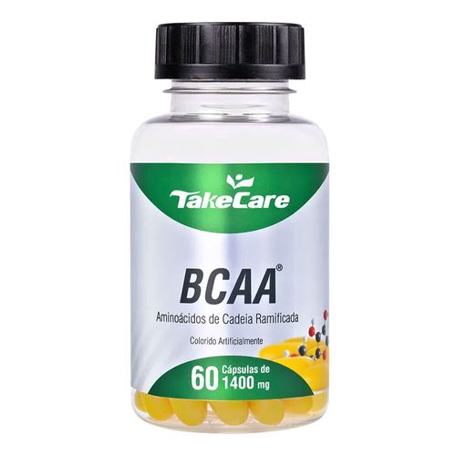 Aminoácido Bcaa - Take Care - 60 Cápsulas de 1400mg Aminoácido Bcaa - Take Care - 60 Cápsulas de 1400mg