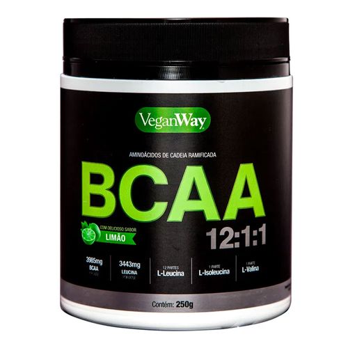 Aminoácido Bcaa 12:1:1 Sabor Limão - Veganway - 250g Aminoácido Bcaa 12:1:1 Sabor Limão - Veganway - 250g
